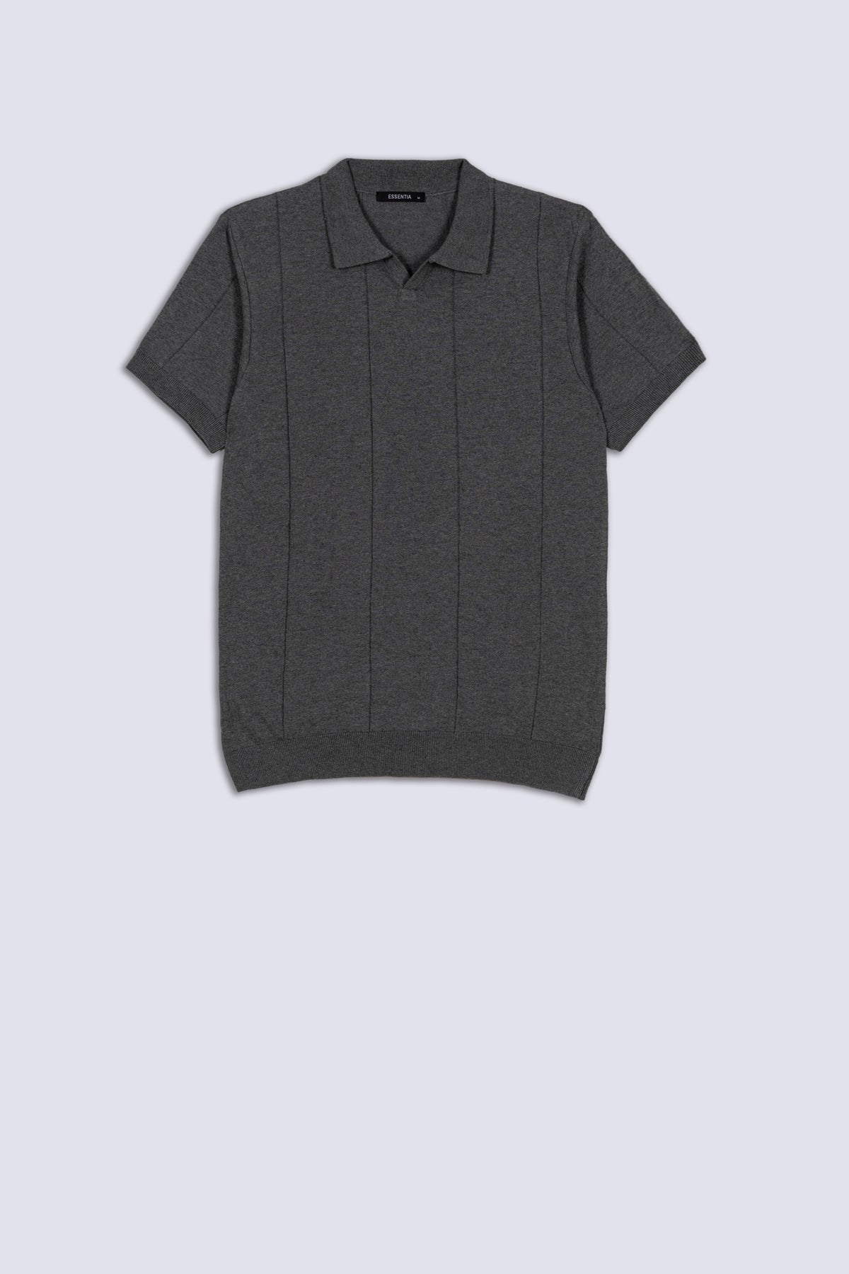 Grey Men's Blend Polo Shirt