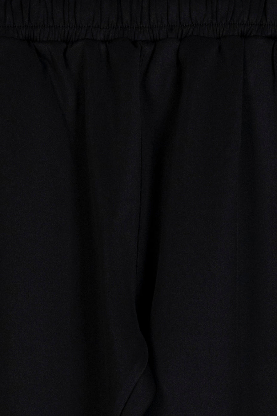 Black Polyster Men's Trouser