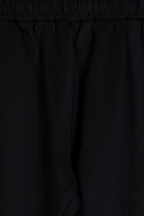 Black Polyster Men's Trouser