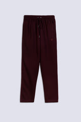 Maroon Fleece Men's Trouser