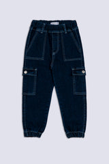 Blue Boy's Cargo Trouser