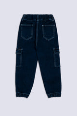 Blue Boy's Cargo Trouser