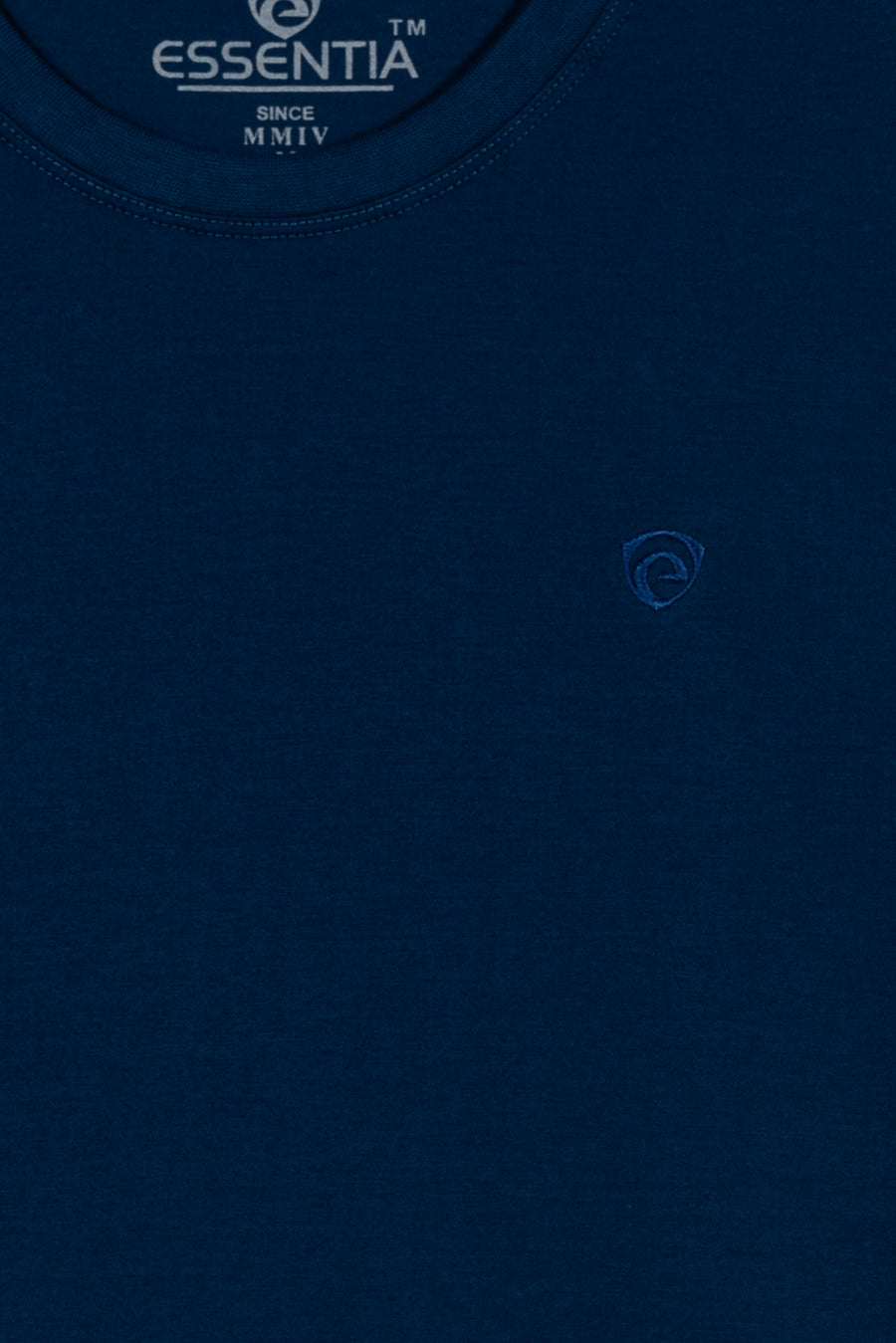 Blue Men's Plain T-Shirt