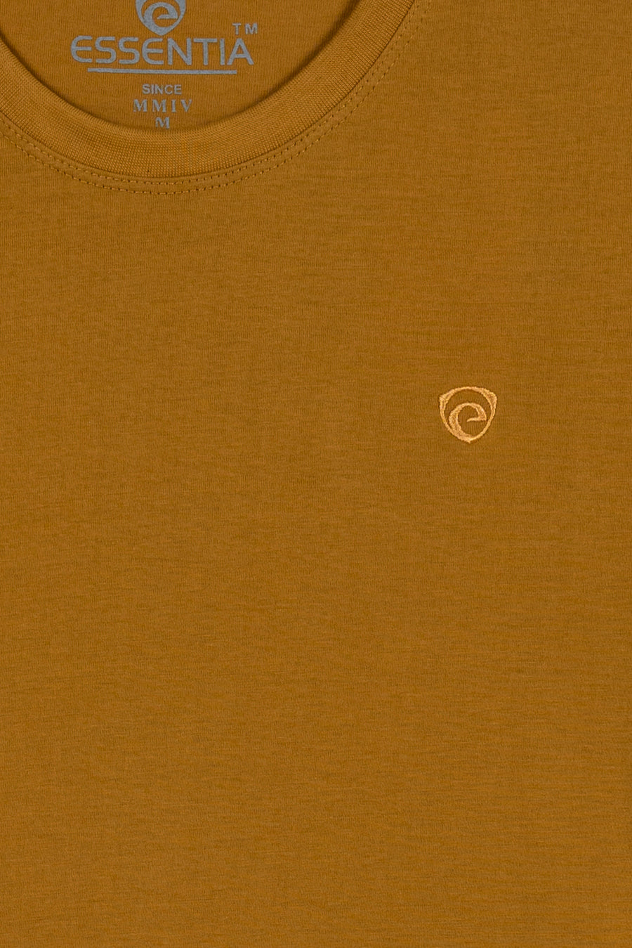 Khaki Men's Plain T-Shirt