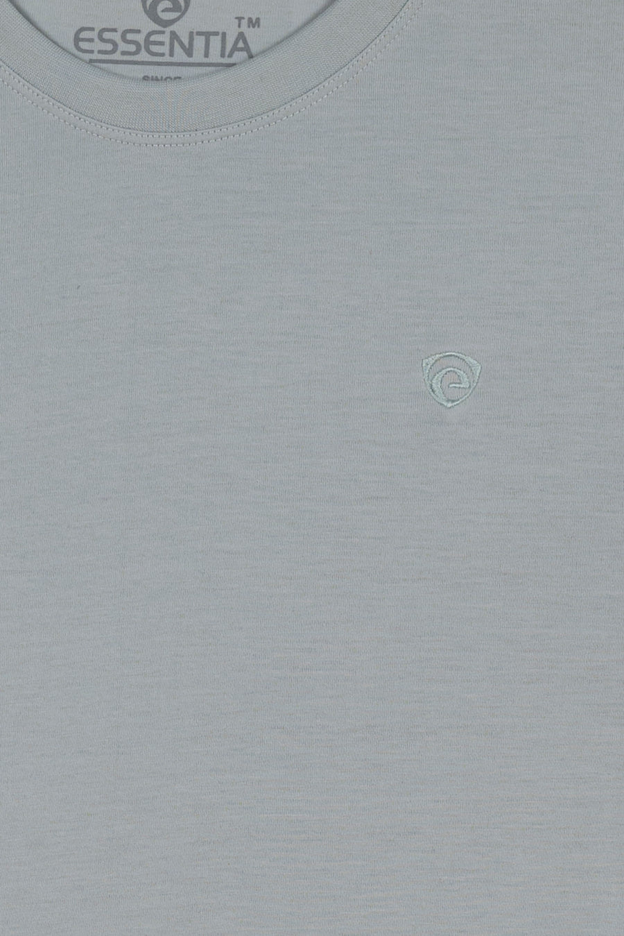 Light Grey Men's Plain T-Shirt