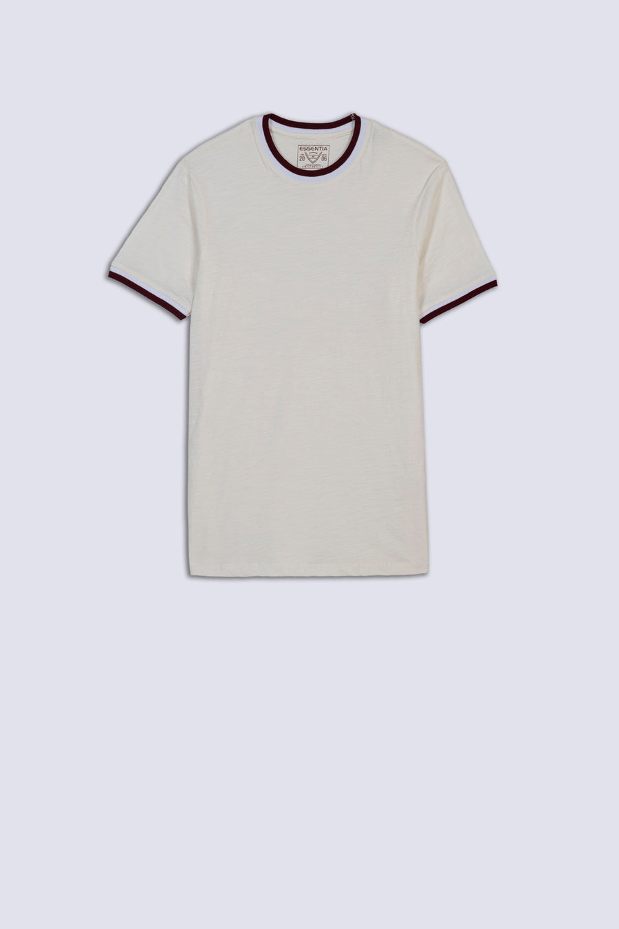 Off White Plain Men's T-Shirt.