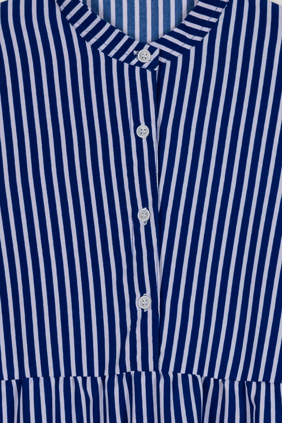 Blue & White Ladies Top