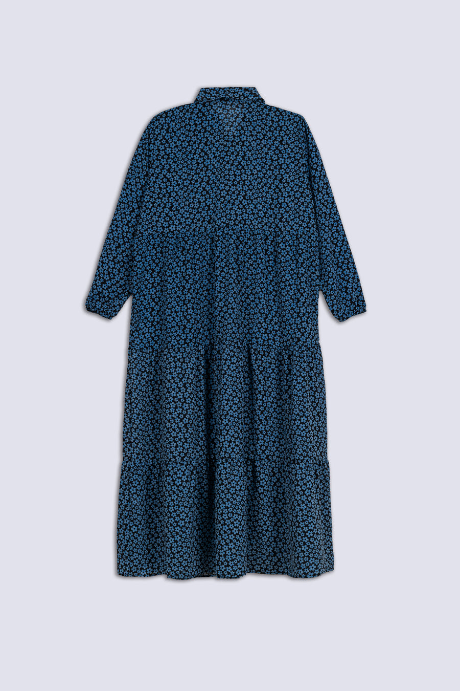 Black & Blue Floral Ladies Top