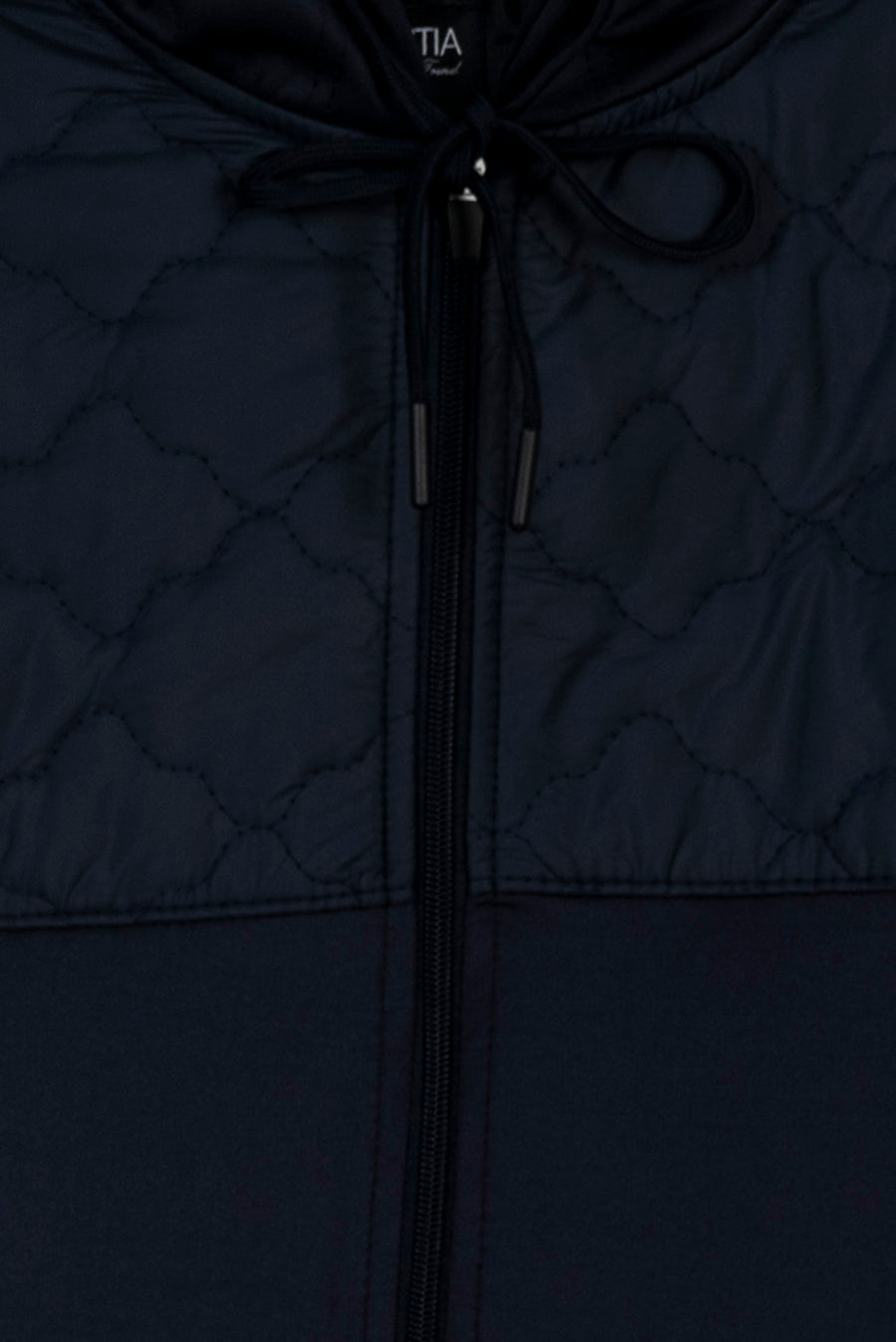 Navy Blue Polyester Men's Hood.