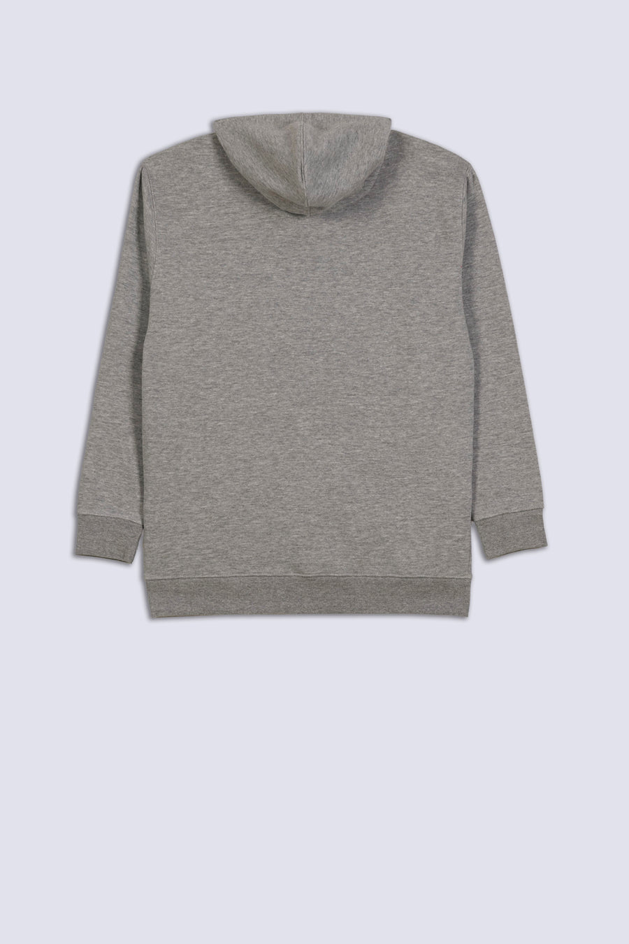 Grey Men's Fleece Hood