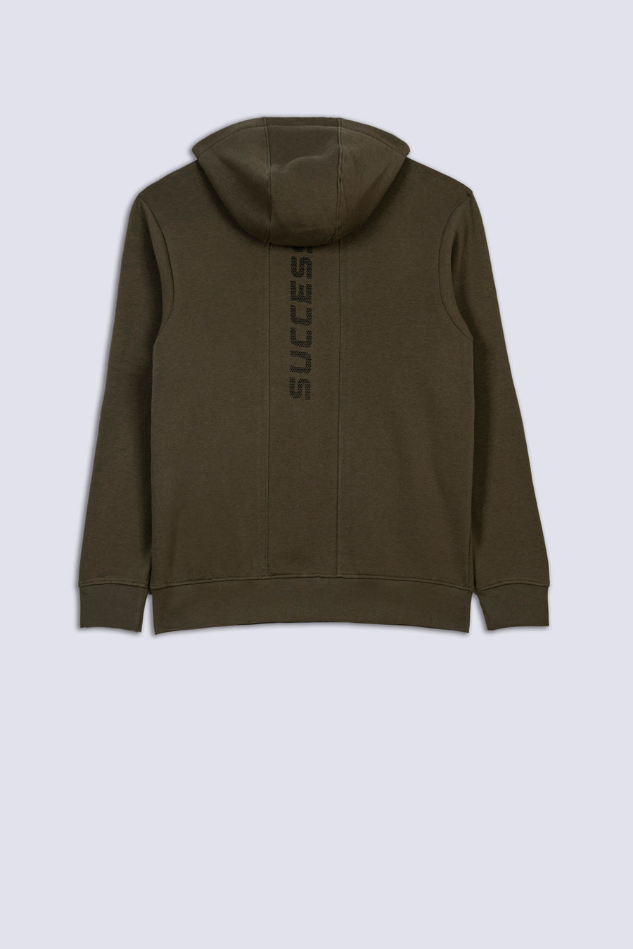 Olive Men's Fleece Hood