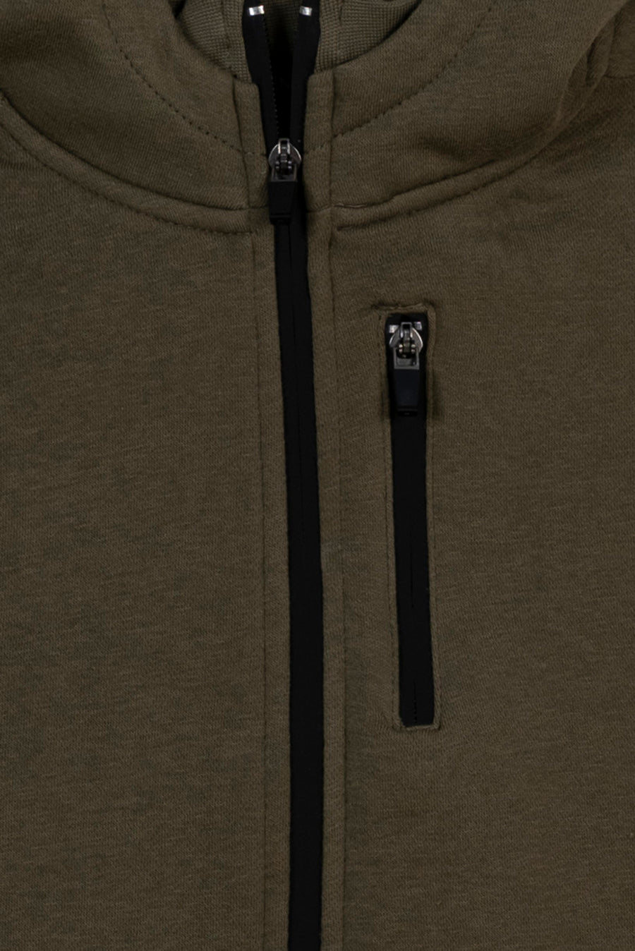 Olive Men's Fleece Hood