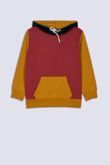 Color Block Boy's Hood