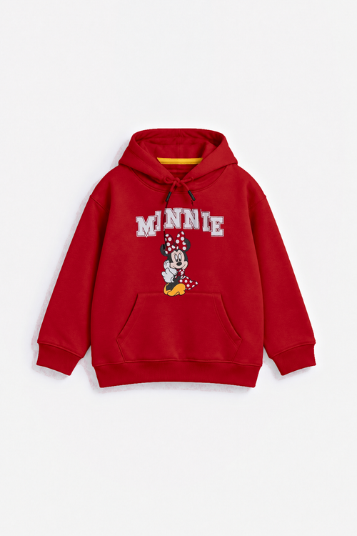 Red Minnie Girl's Hood