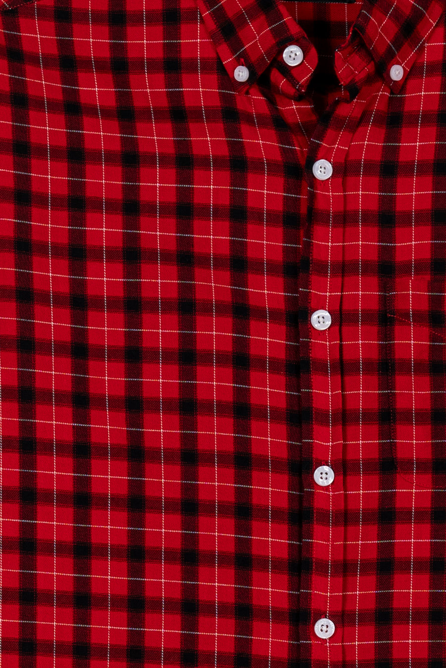 Red Men's Checkered Shirt