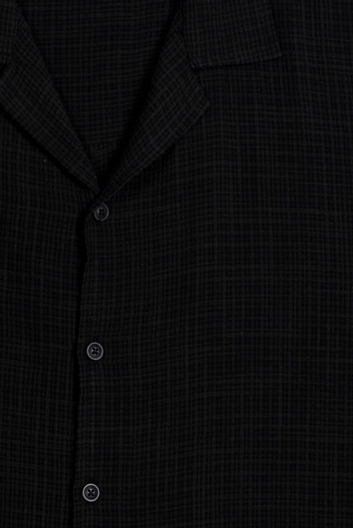 Black Gridline Men's Shirt
