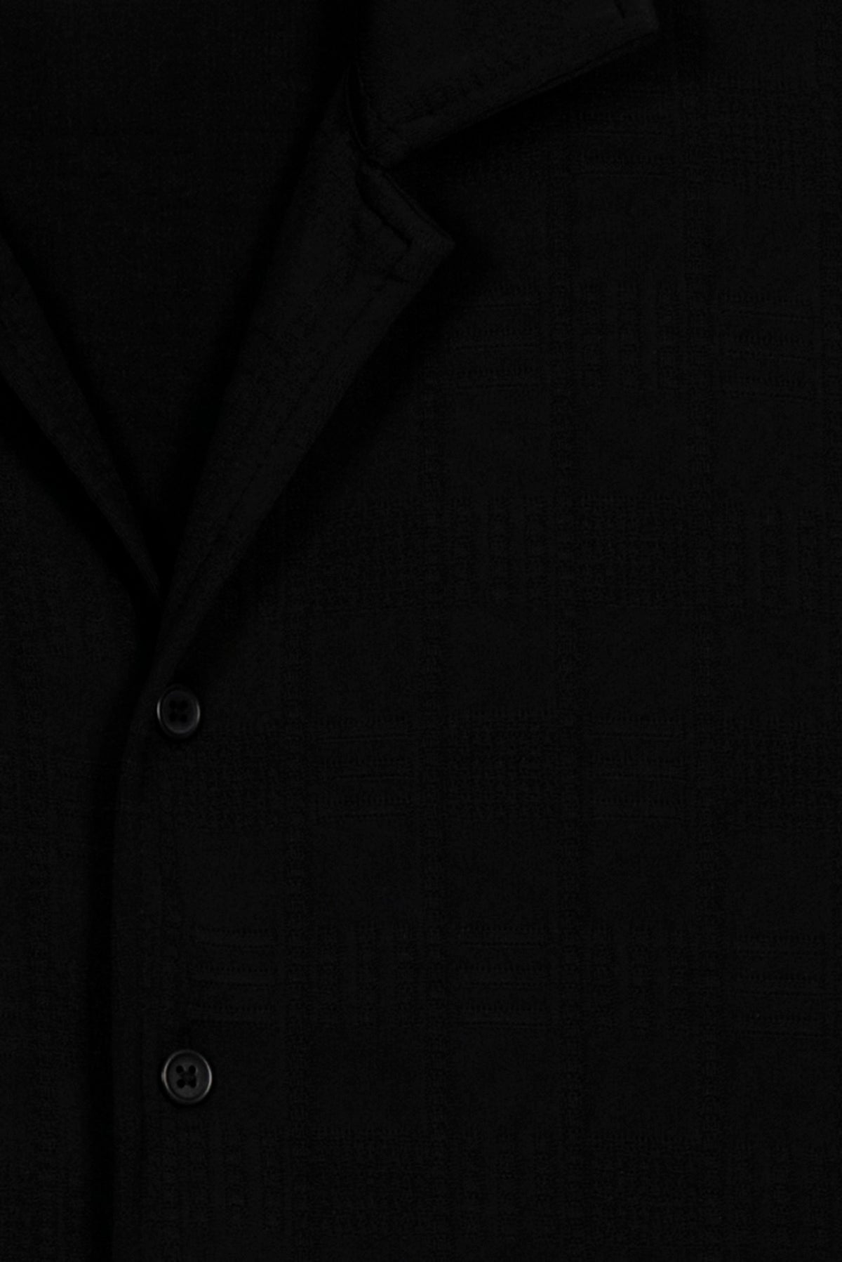 Urban Black Men's Cuban Shirt