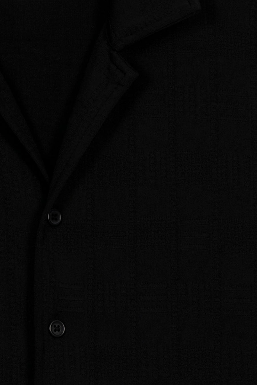 Urban Black Men's Cuban Shirt