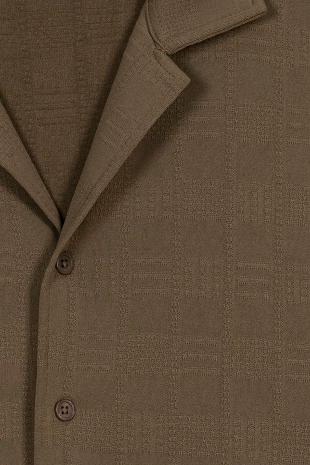 Urban Light Olive Men's Cuban Shirt