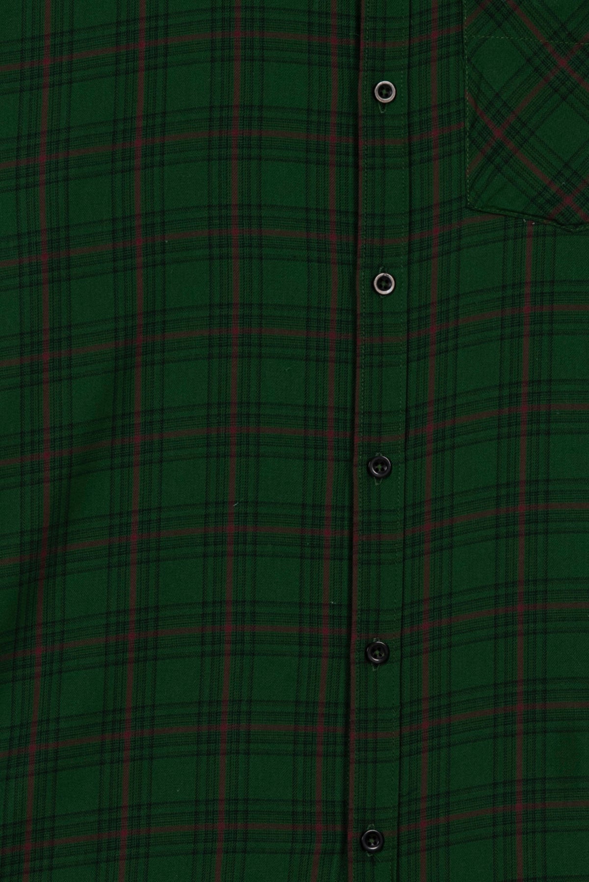 Men's Classic Green Plaid Shirt