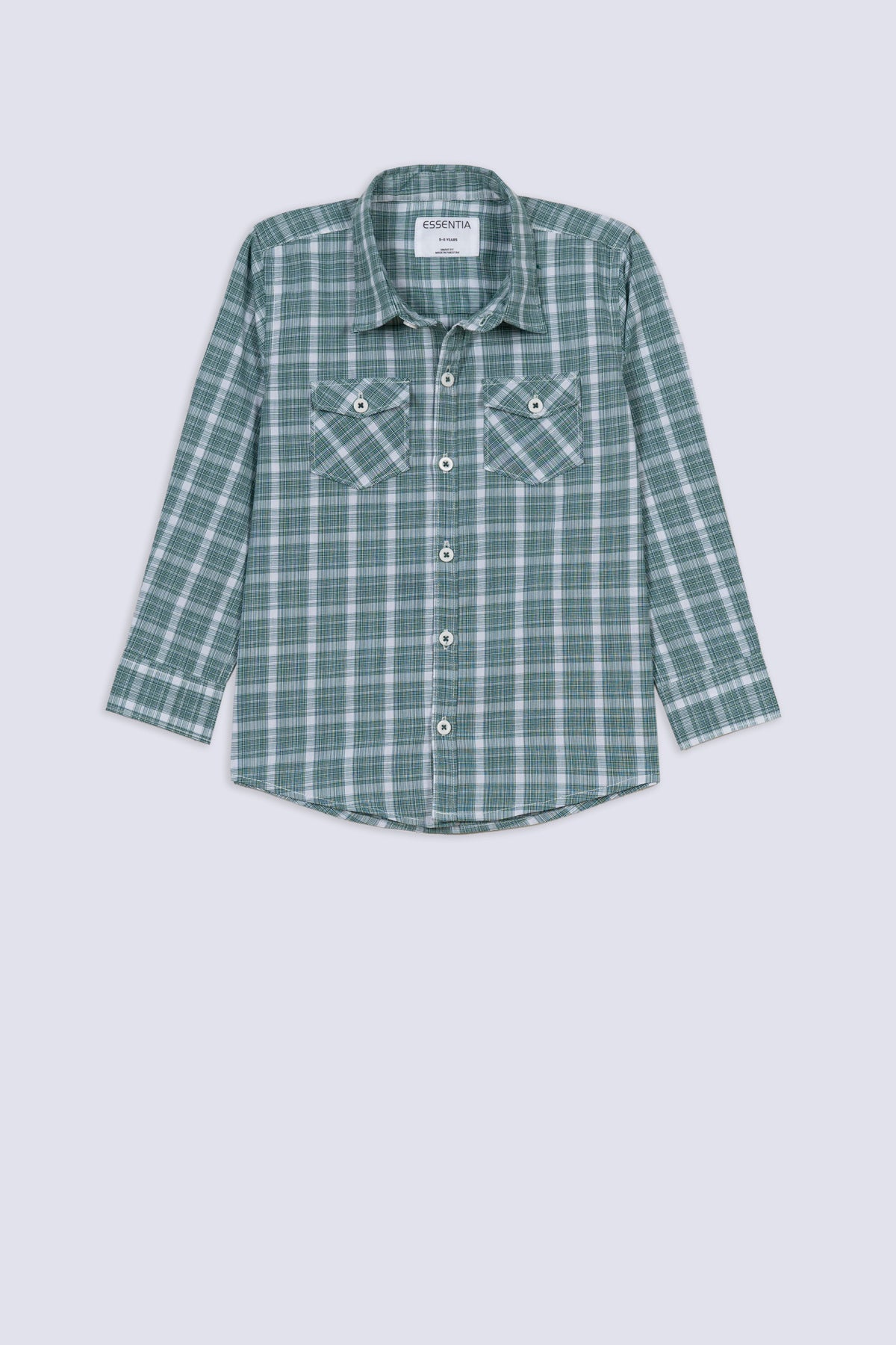 Forest Check Boys' Casual Shirt