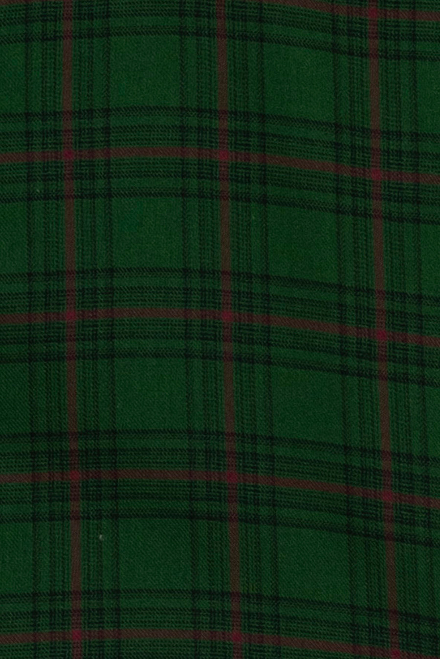 Boys’ Classic Green Plaid Shirt