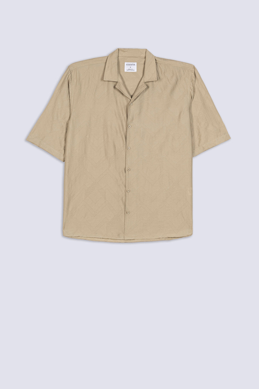 Men's Chevron Textured Resort Shirt