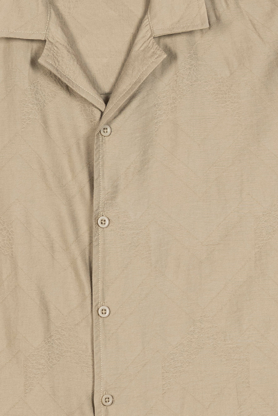 Men's Chevron Textured Resort Shirt