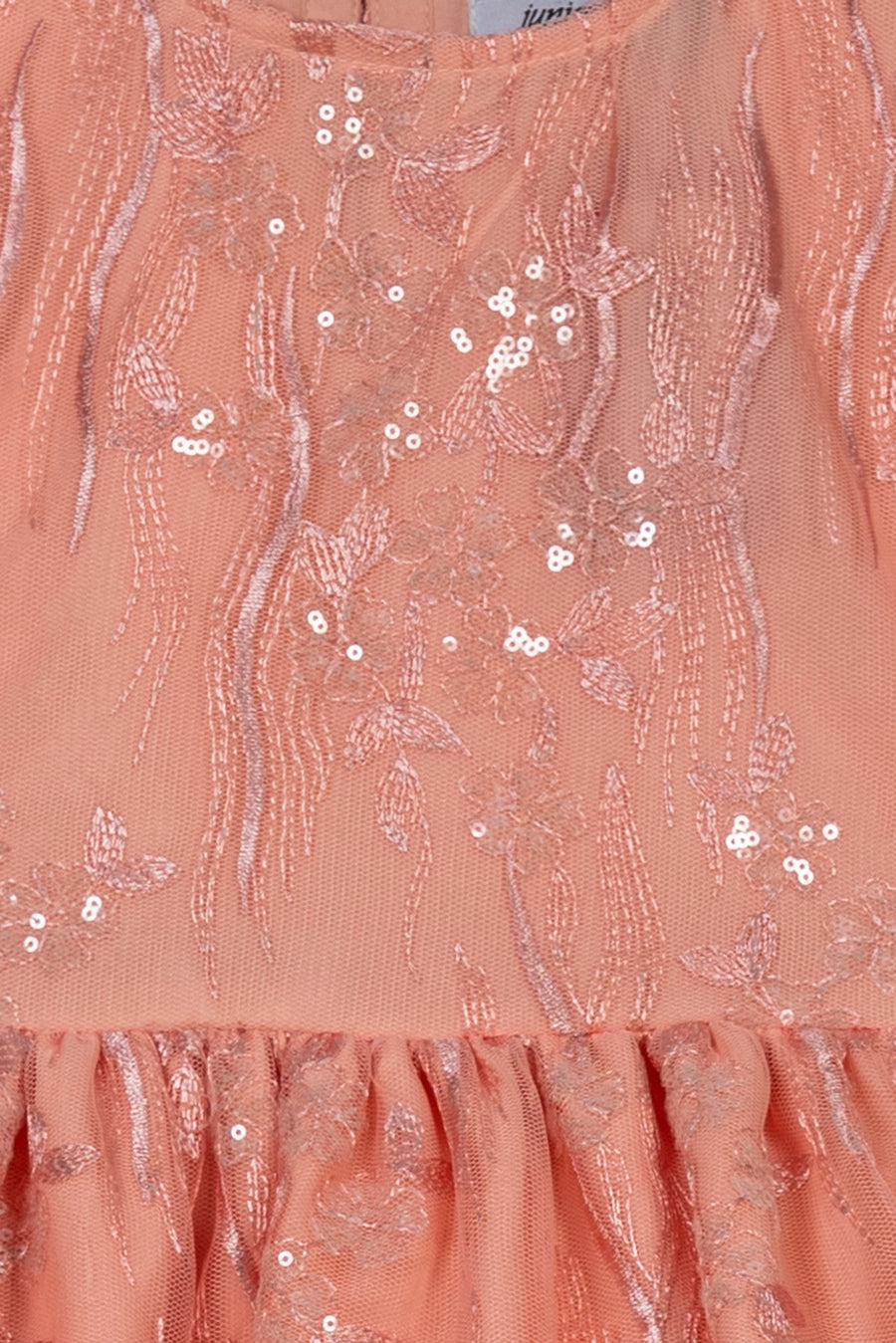 Peach Girl's Fancy Frock