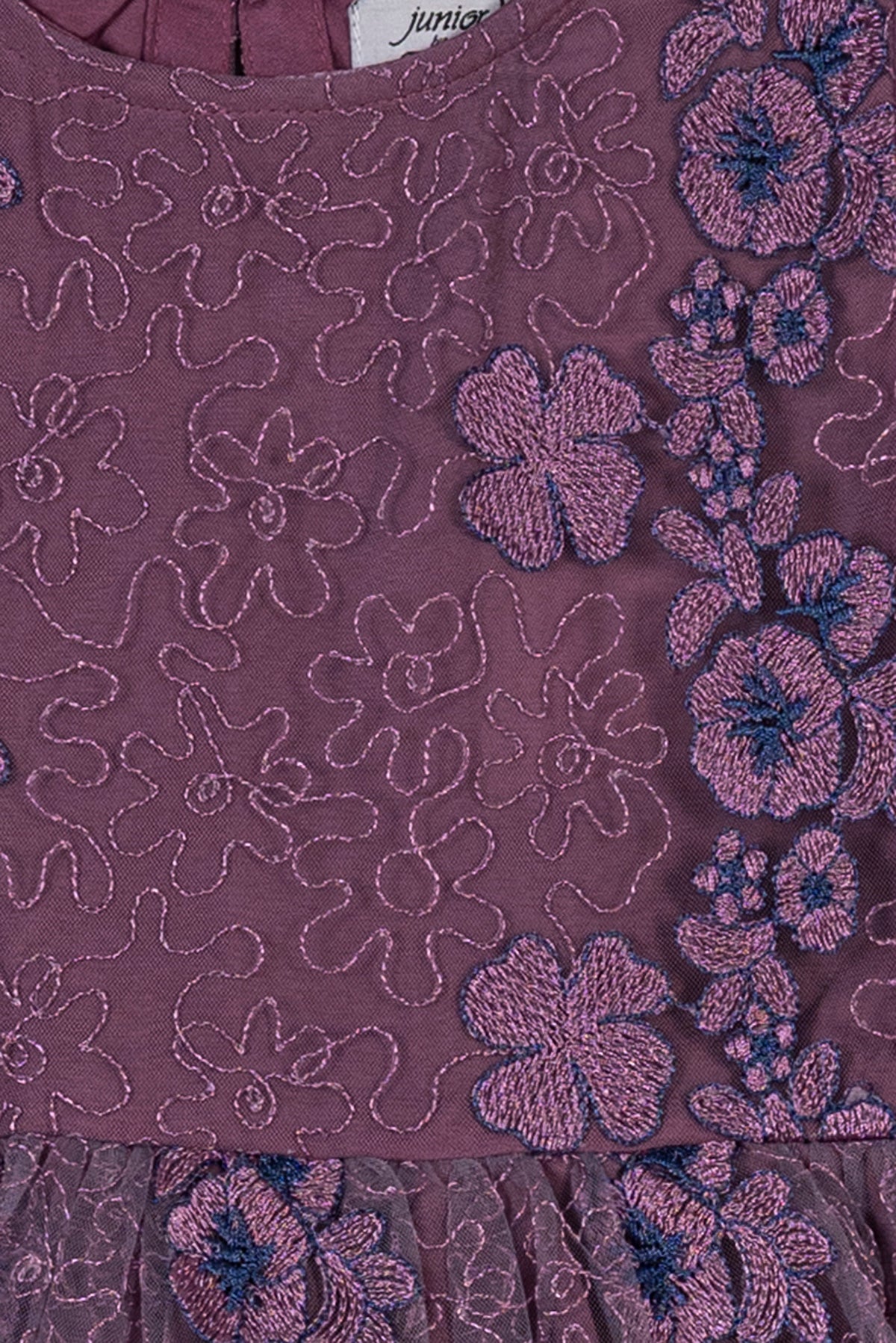 Plum Blossom Embroidered Dress