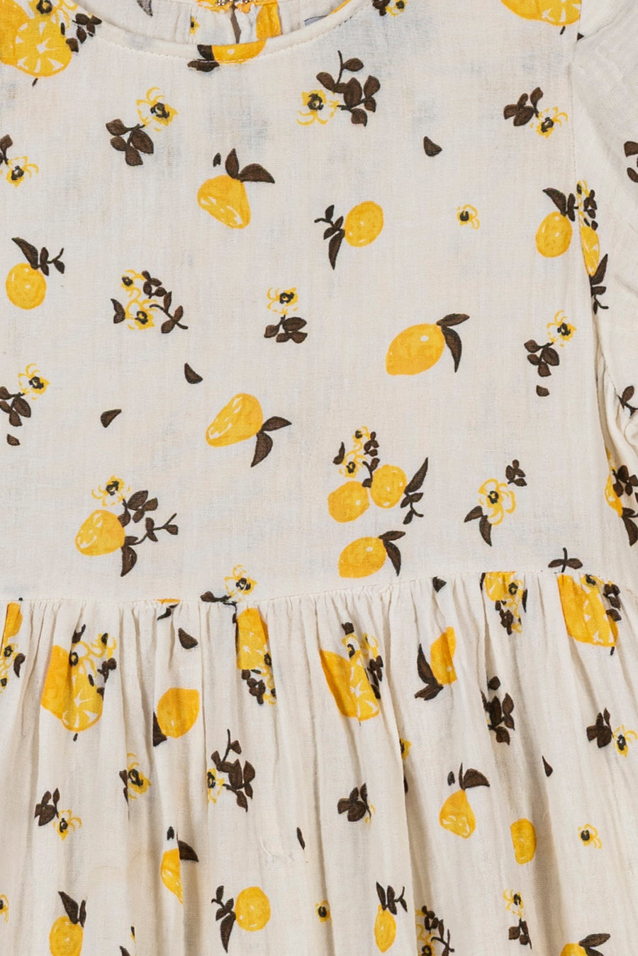 Off White Blossom Tiered Dress