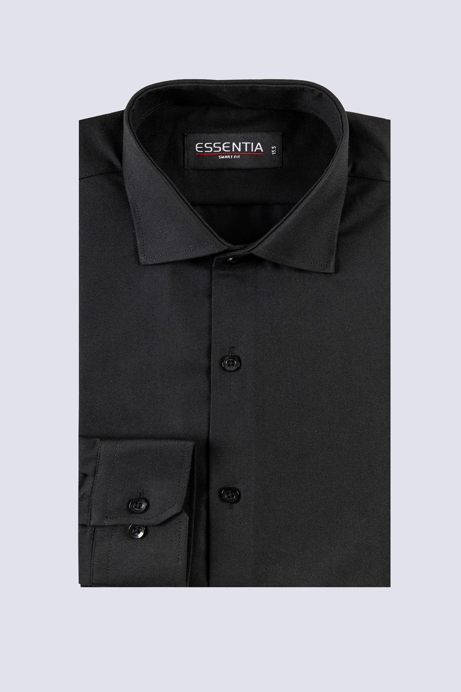 Men's Black Twill Dress Shirt