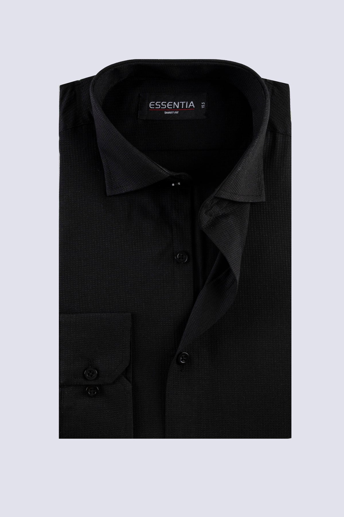 Signature Smart Black Dress Shirt