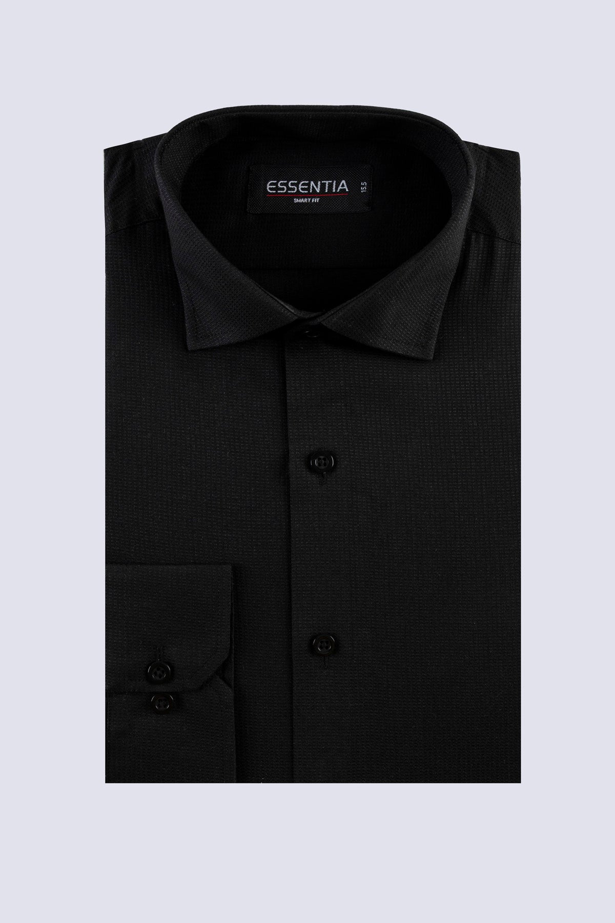 Signature Smart Black Dress Shirt