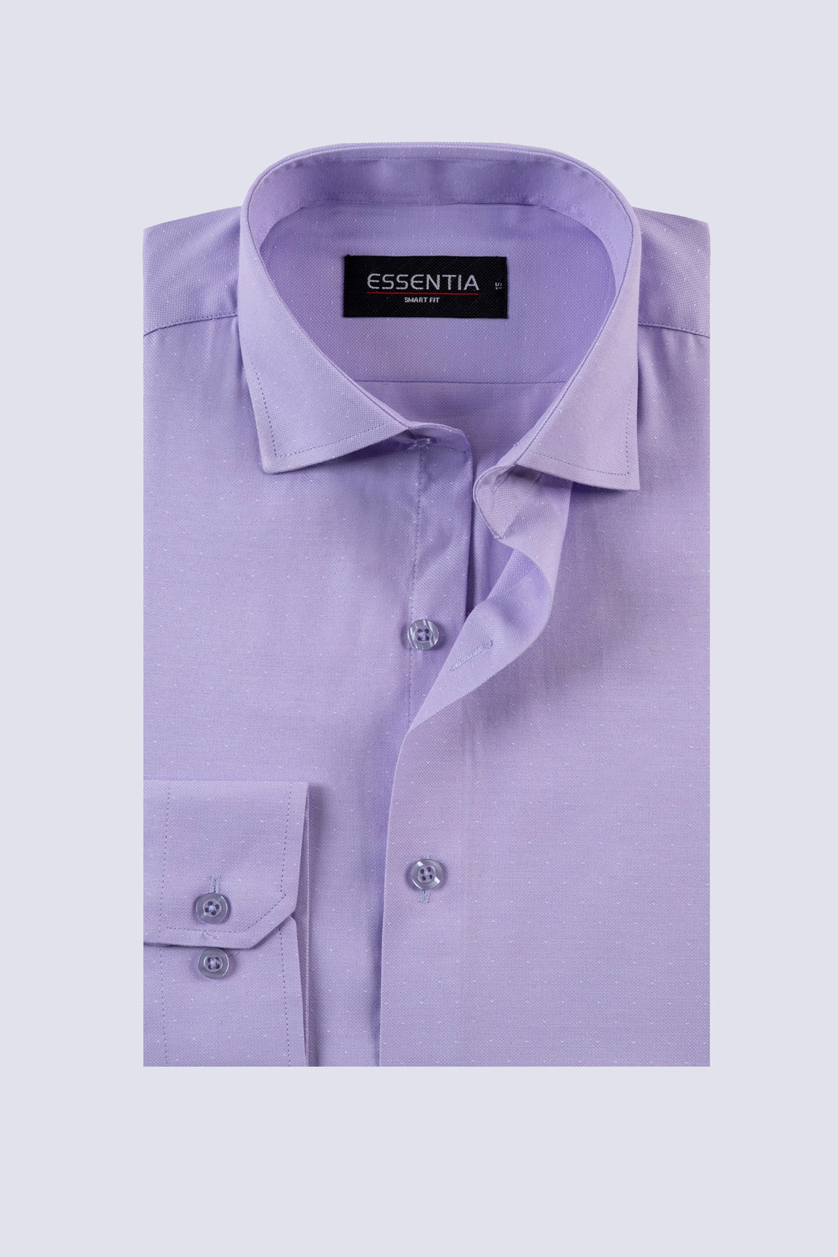 Classic Light Purple Dobby Weave Shirt