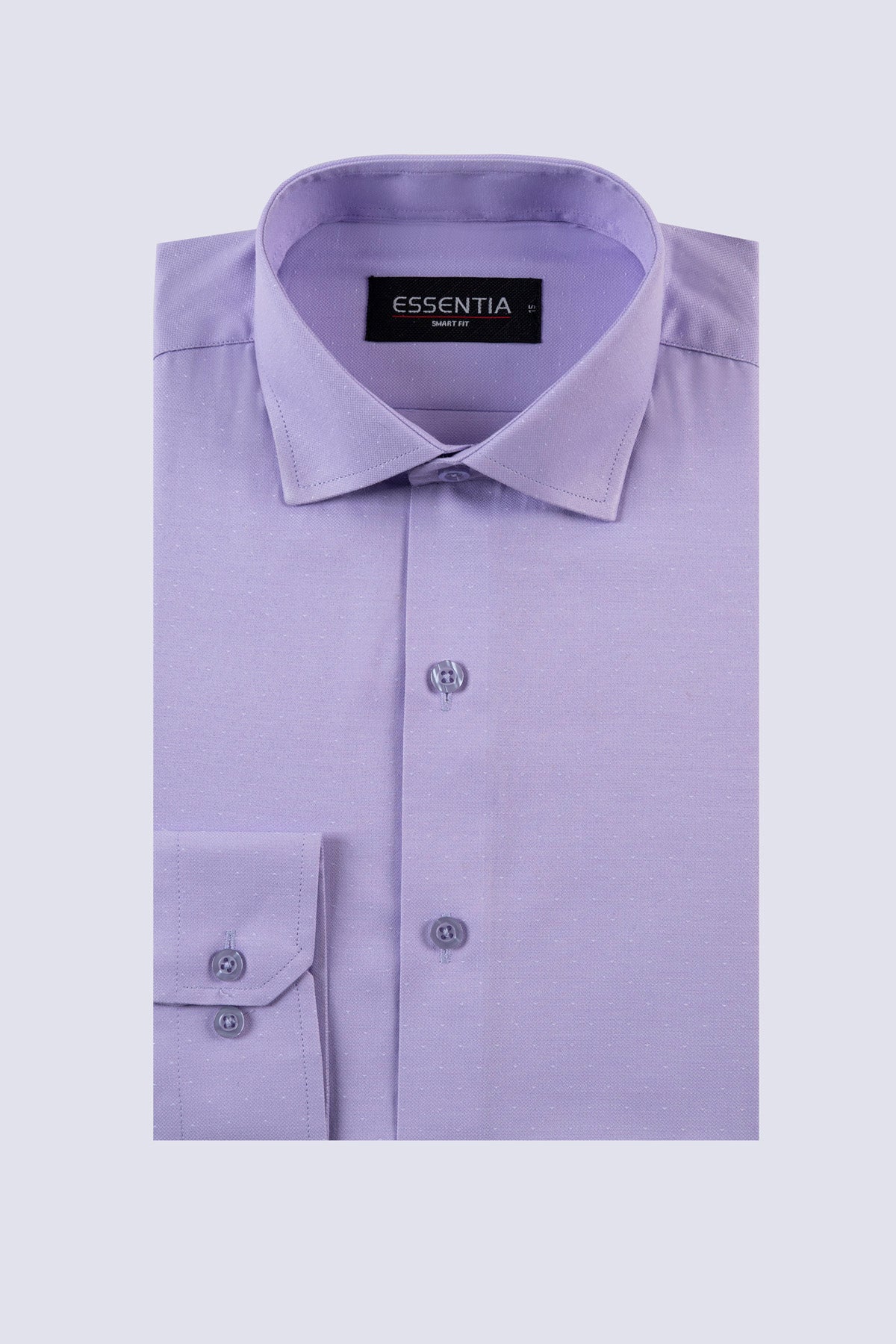 Classic Light Purple Dobby Weave Shirt