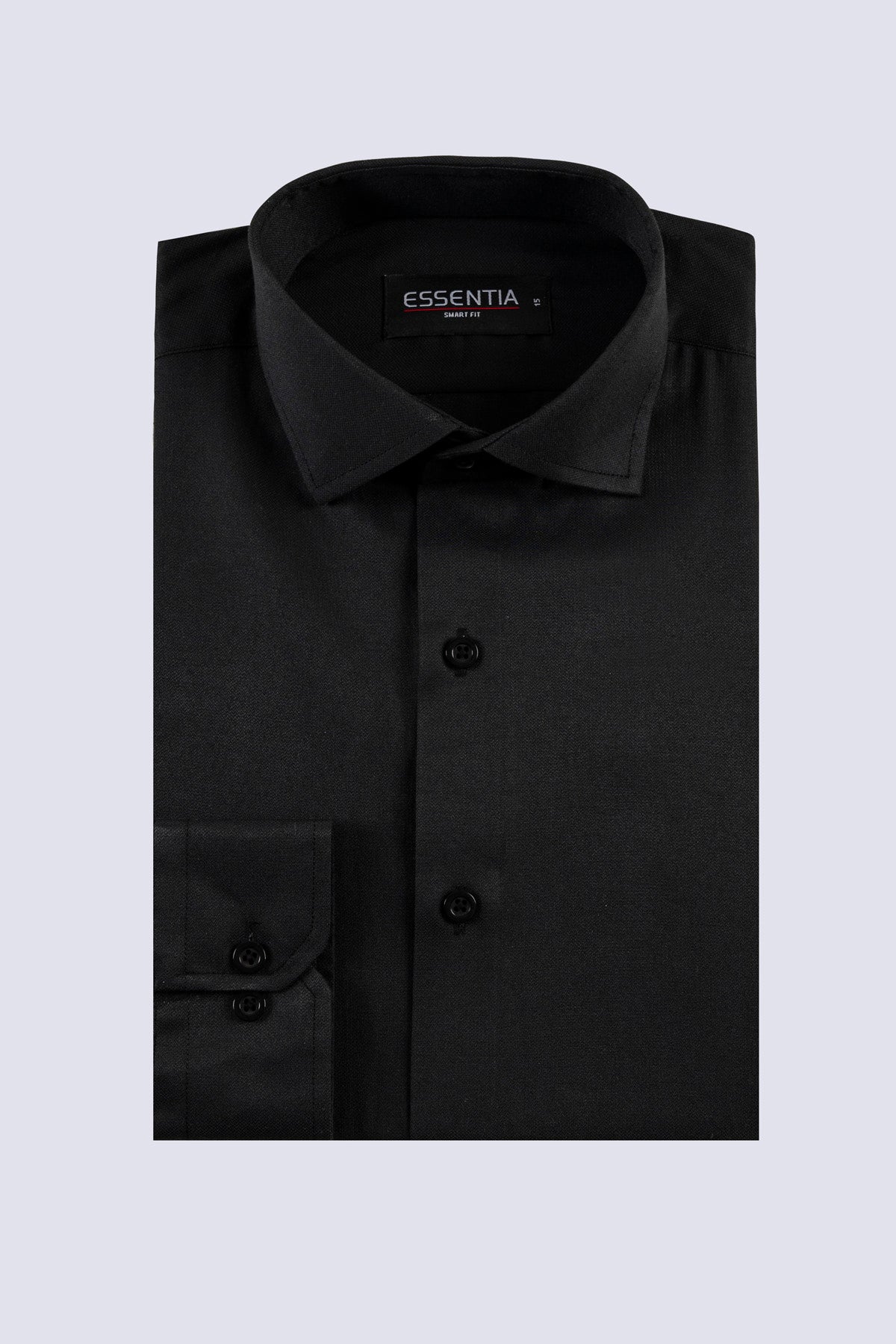 Classic Black Dobby Weave Shirt