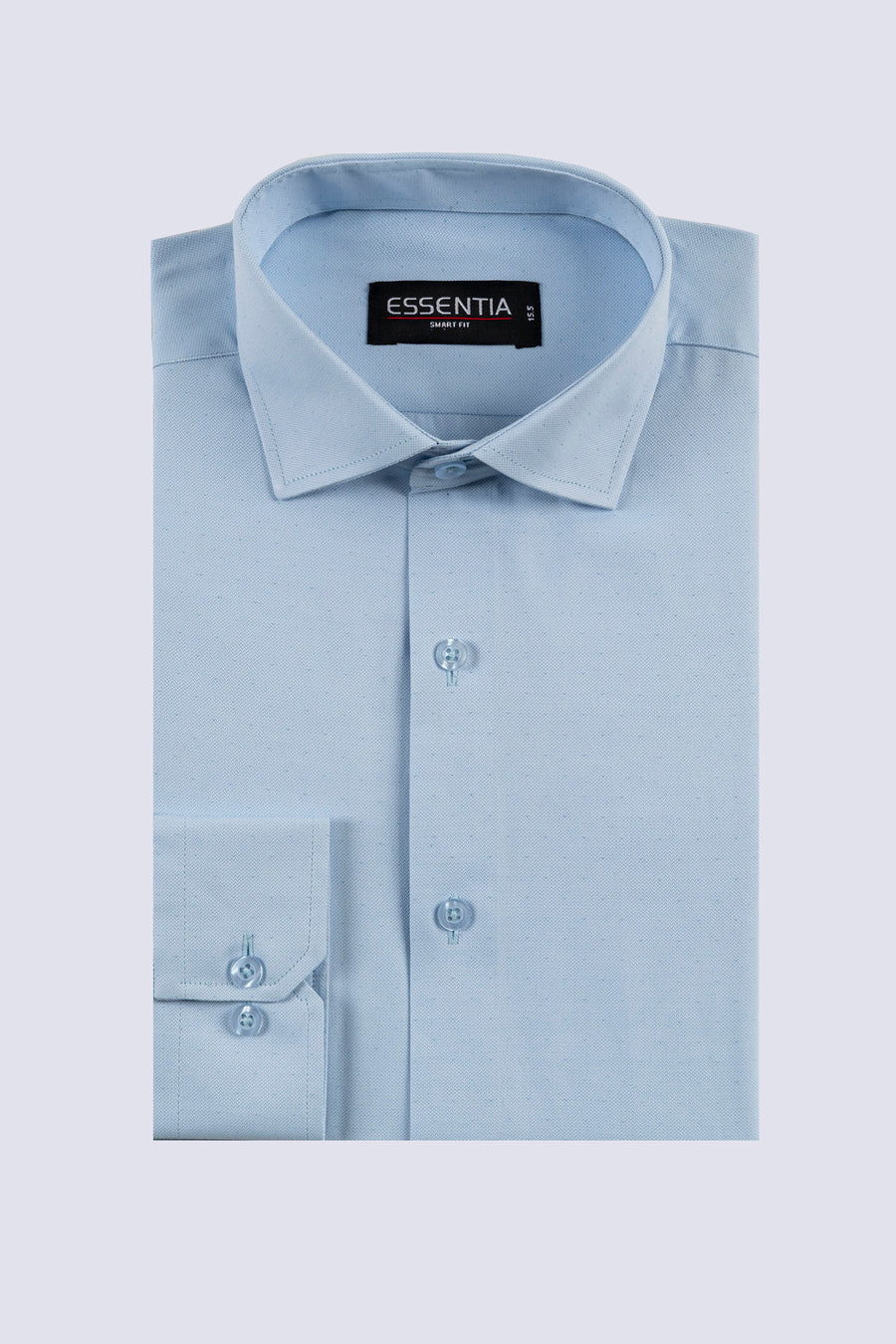 Classic Light Blue Dobby Weave Shirt