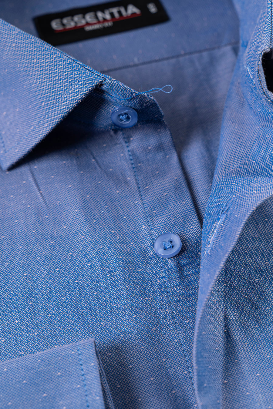 Classic Blue Dobby Wave Shirt