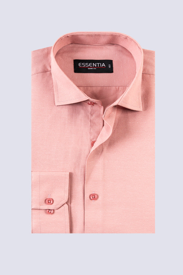 Classic Light Pink Dobby Wave Shirt