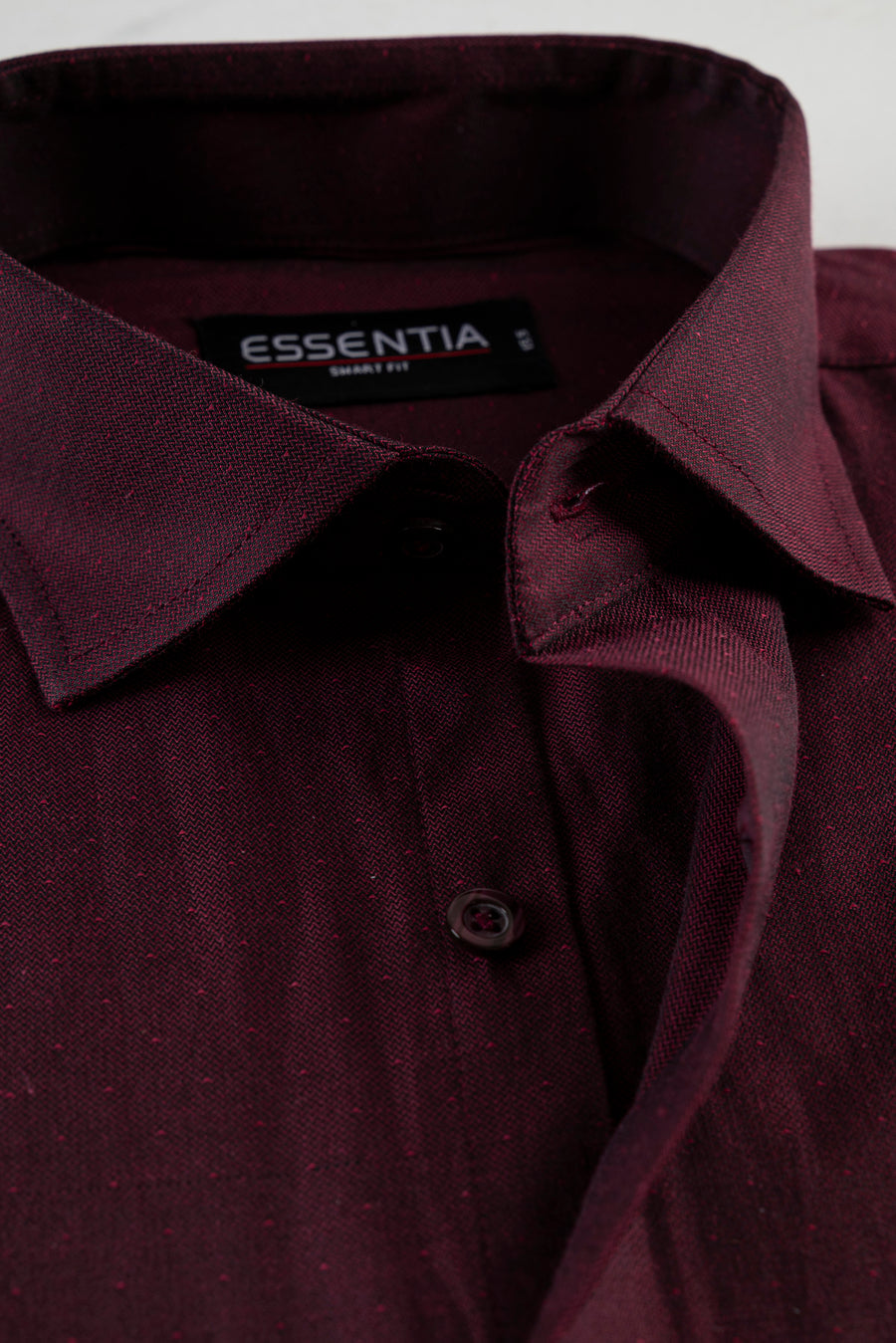Classic Maroon Dobby Wave Shirt