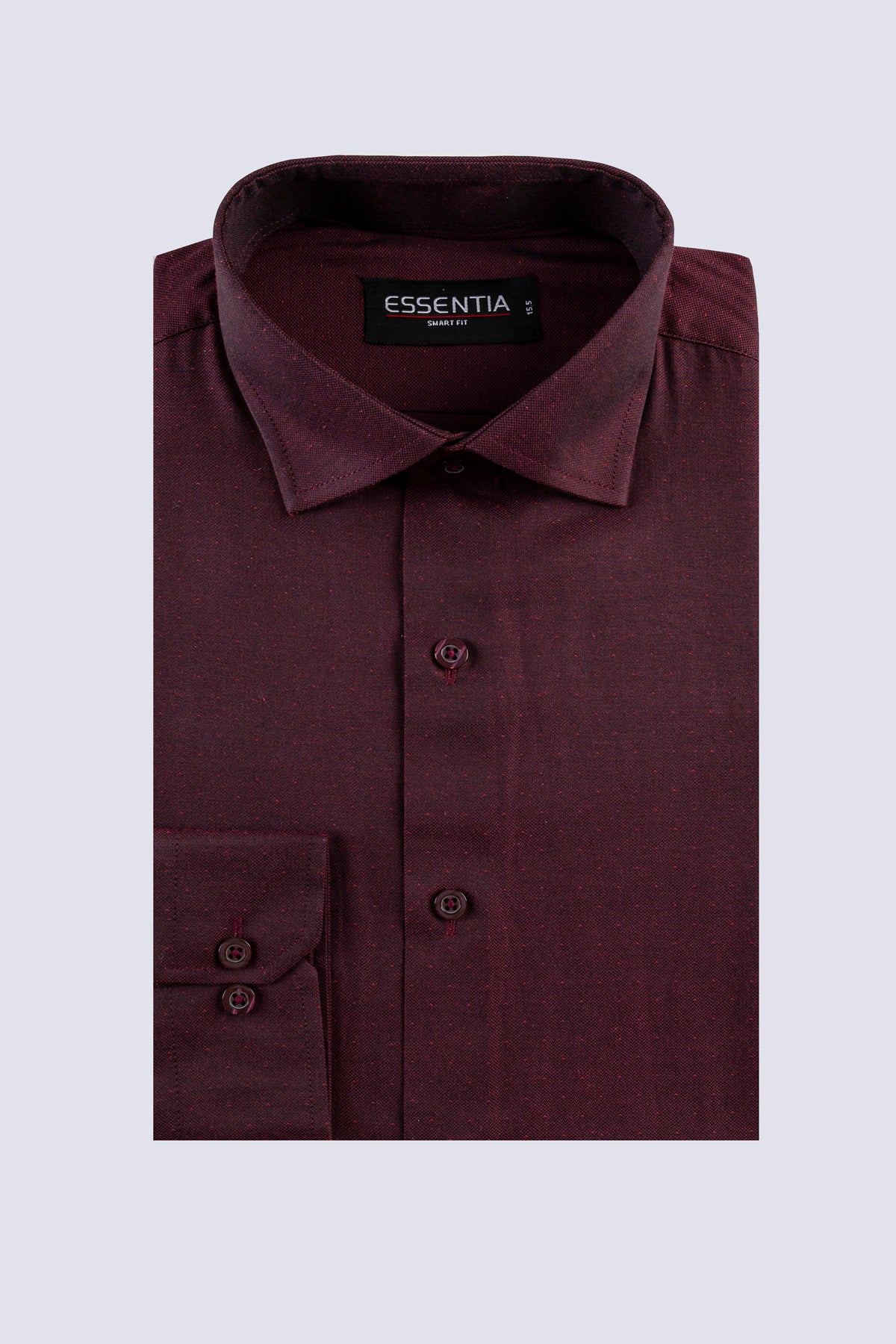 Classic Maroon Dobby Wave Shirt