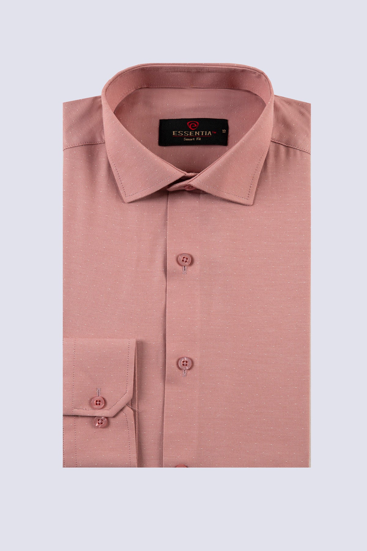 Classic Light Maroon Dobby Weave Shirt