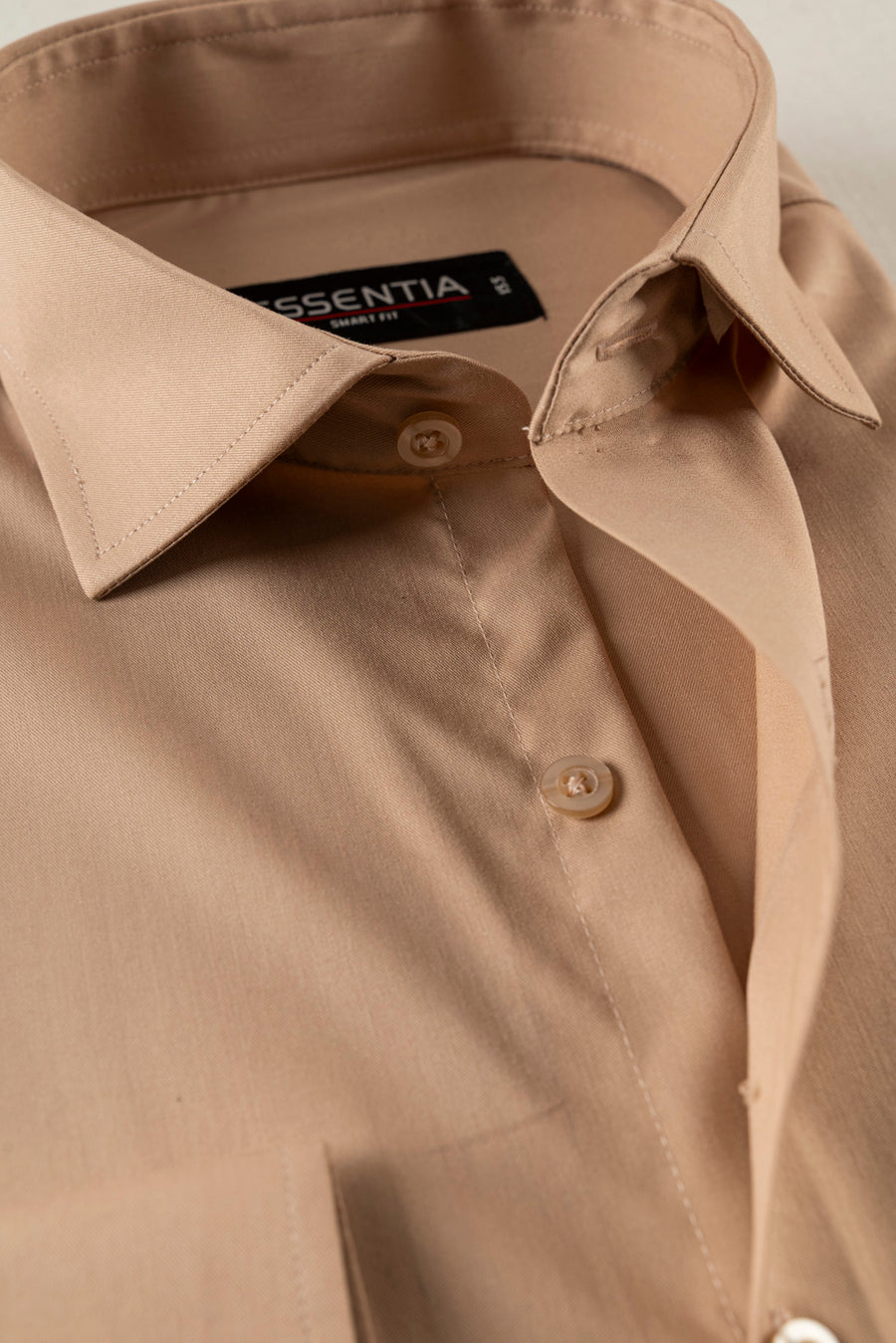 Classic Dark Beige Smart Fit Shirt