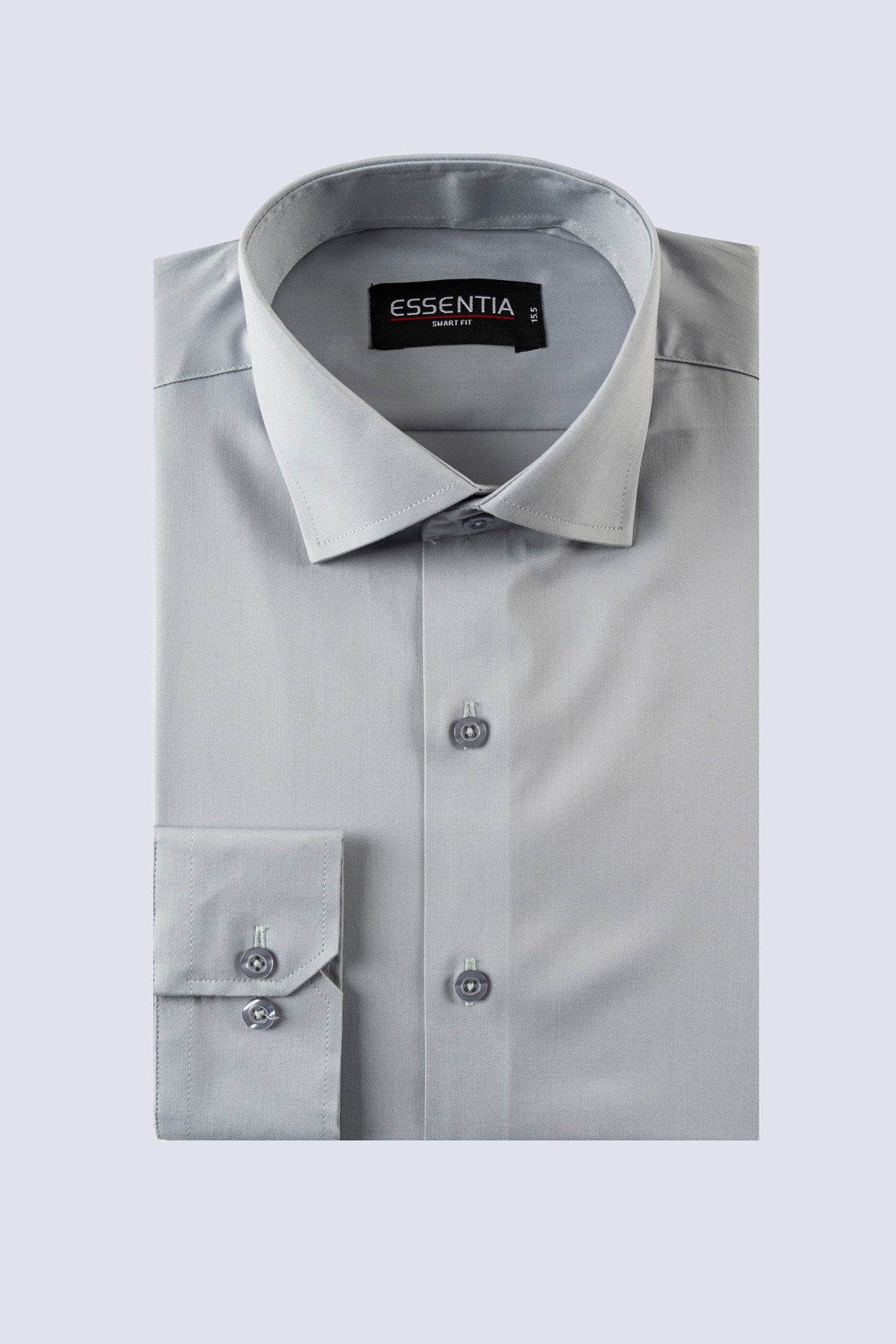 Classic Silver Grey Smart Fit Shirt