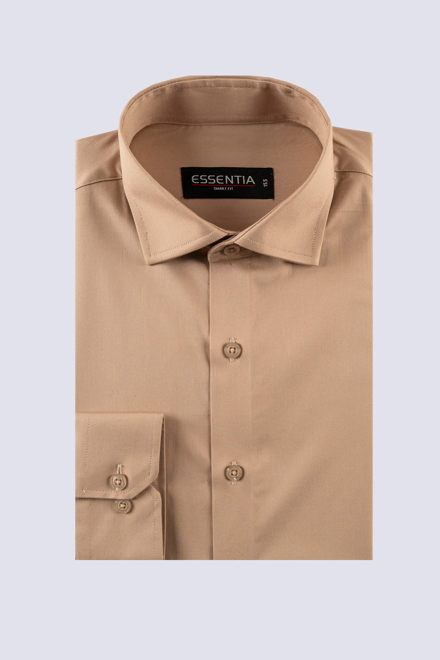 Classic Dark Beige Smart Fit Shirt