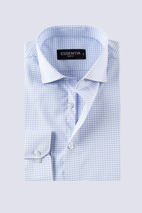 Blue Matrix Men's Smart Shirt