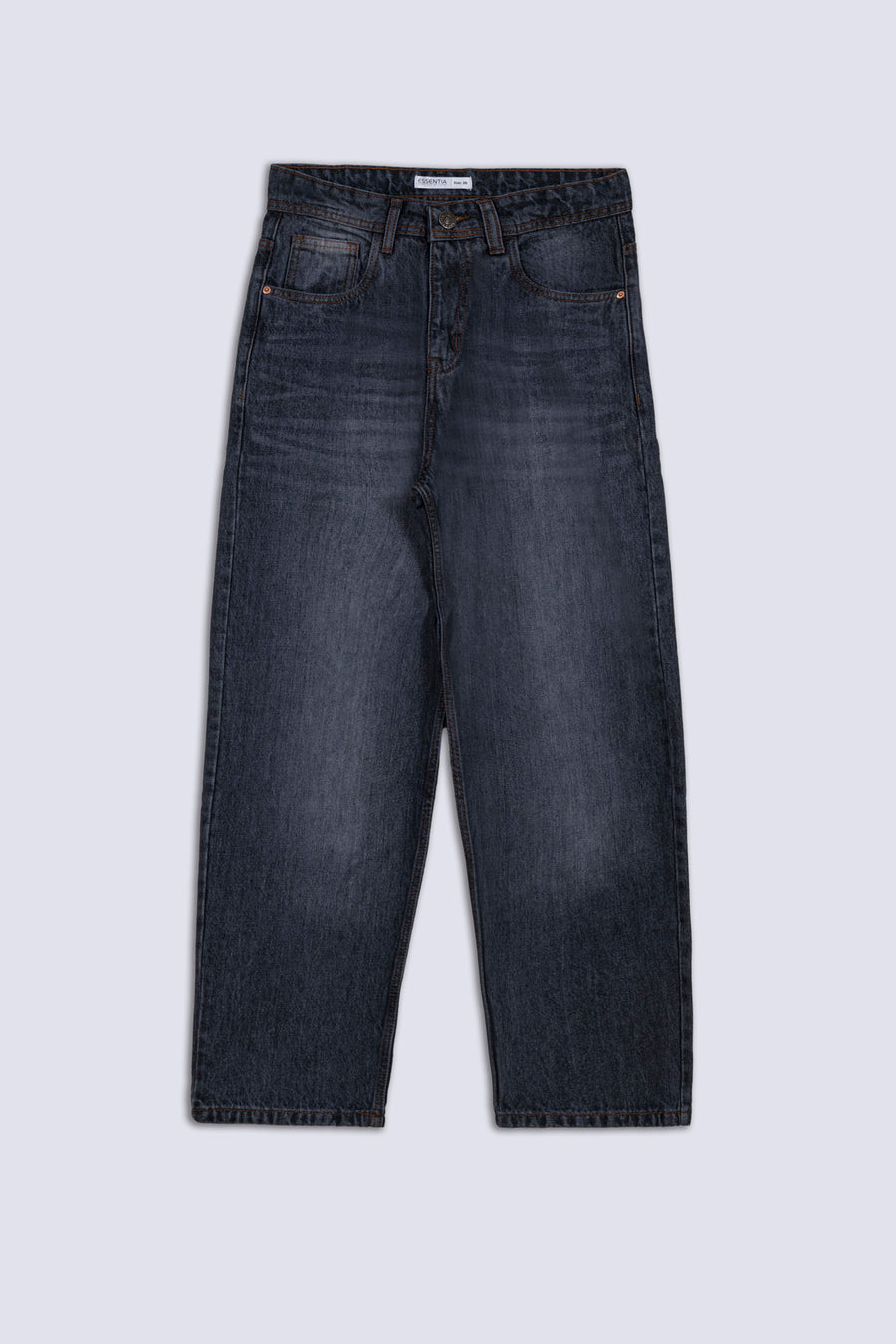 Grey High Waist Ladies Denim Pant