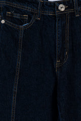 Dark Blue Ladies Denim Pant