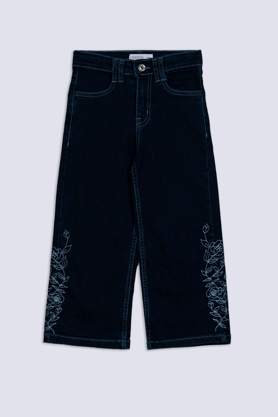 Floral Edge Girl's Denim